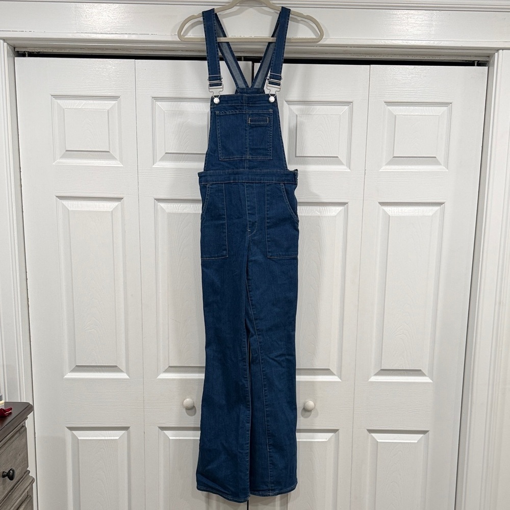 Gap Stretchy Skinny Flare Overalls
